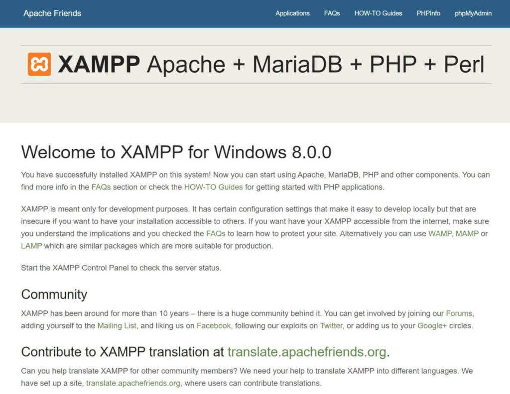 如何修复XAMPP本地主机index.php错误__wordpress教程