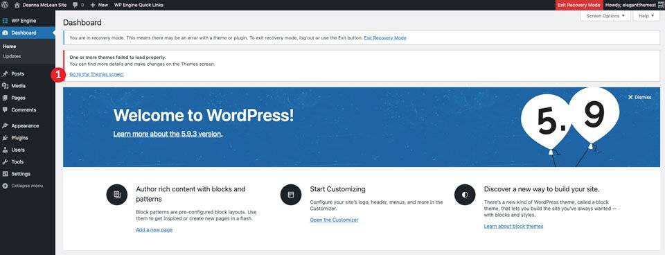 WordPress恢复模式（Recovery Mode）的终极指南__wordpress教程