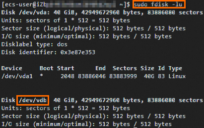 阿里云服务器初始化小于等于2 TiB数据盘（Linux）-[云淘科技_教程]