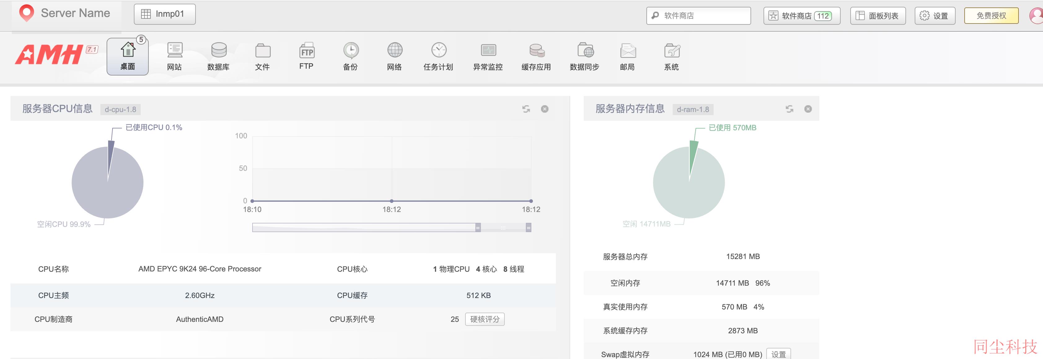 腾讯云CVM服务器手动搭建 AMH 和建站_新手站长网_云淘科技