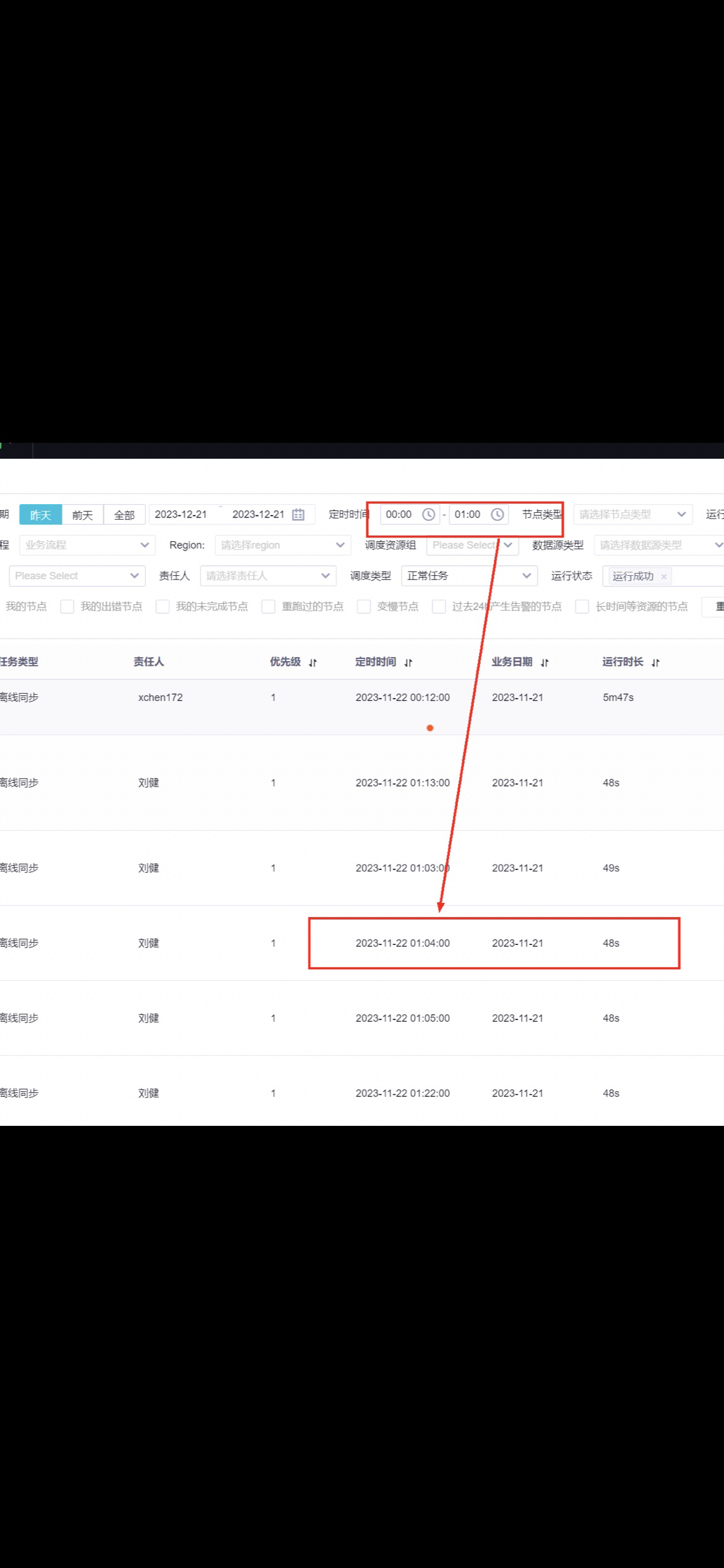 DataWorks在运维中心里 根据定时时间做筛选 为什么还会出现在定时时间范围外的实例？-[阿里云_云淘科技]