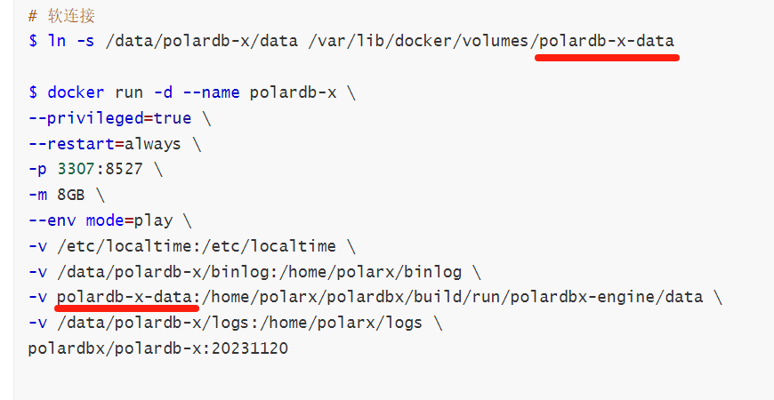 PolarDB-X应该怎么挂载吗？按照github上面的步骤，使用docker部署单实例-[阿里云_云淘科技]